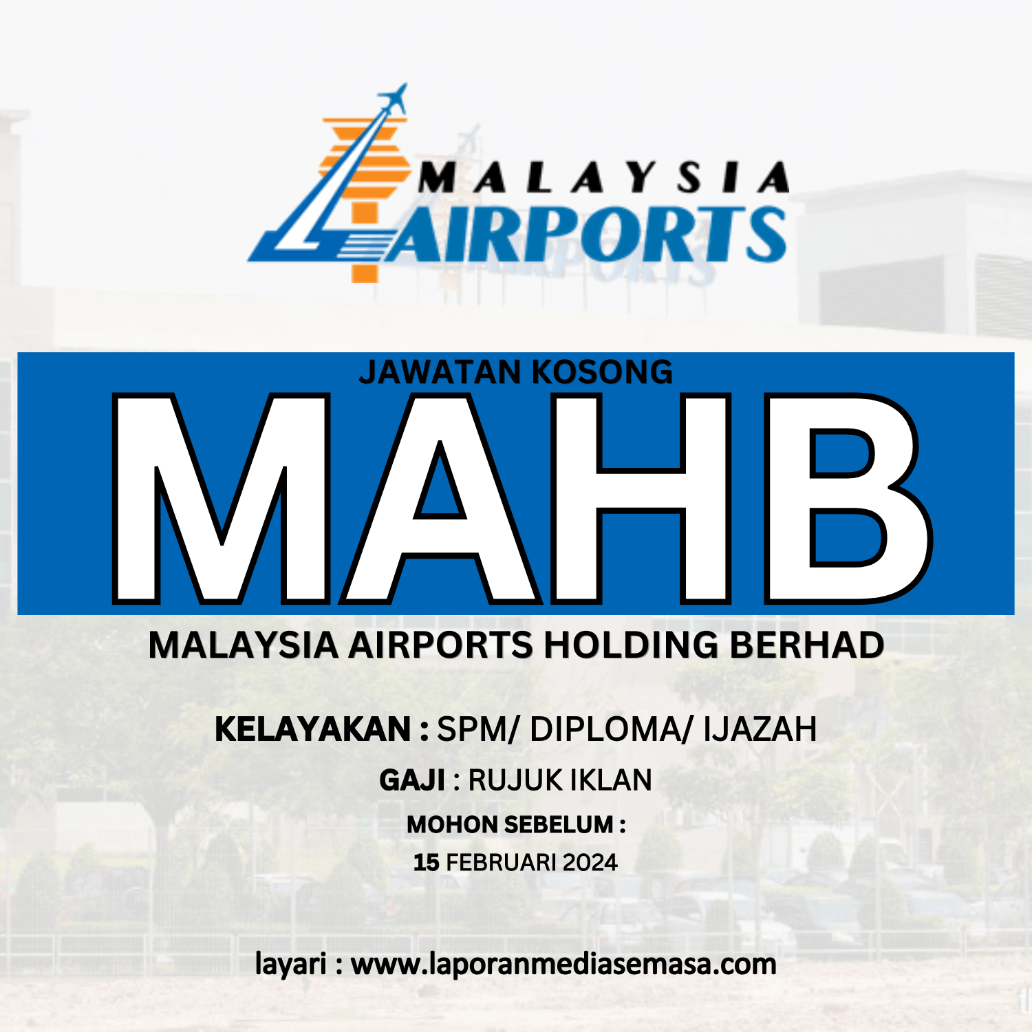 Jawatan Kosong MAHB