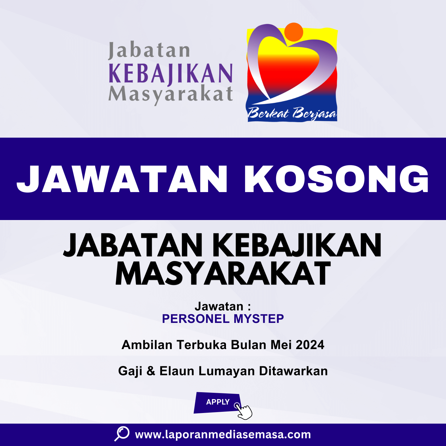 Jawatan Kosong JKM Mei 2024