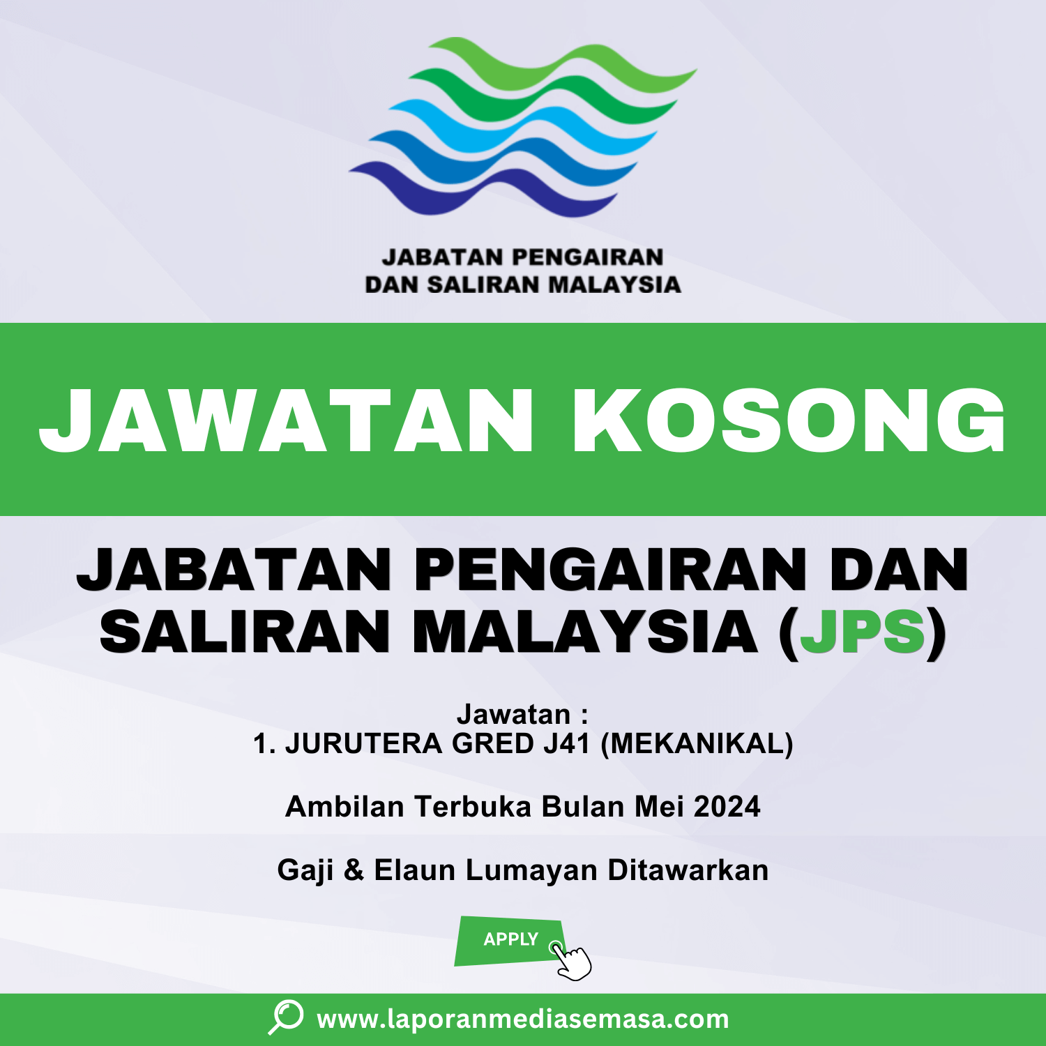 Jawatan Kosong JPS Malaysia